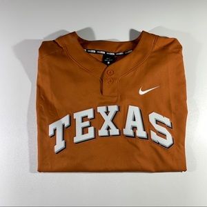 Texas Longhorns Nike dri fit Baseball Jersey